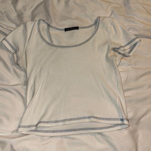 Brandy Melville Reverse stitching baby tee